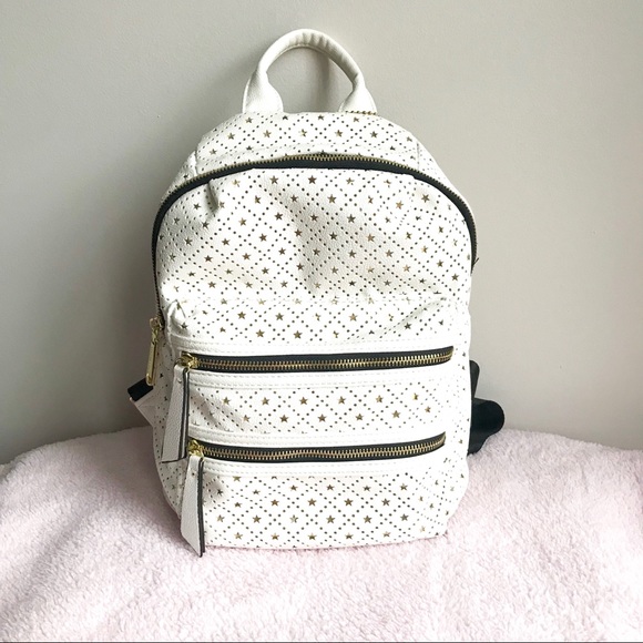 white steve madden backpack